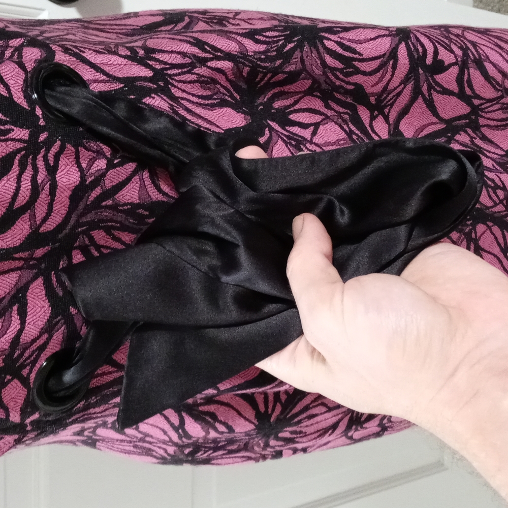 🖤Taylor🖤 - Magenta/Black Lace Cocktail Dress - Picture 7 of 16